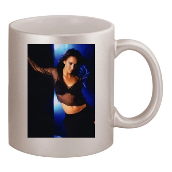 Jessica Alba 11oz Metallic Silver Mug