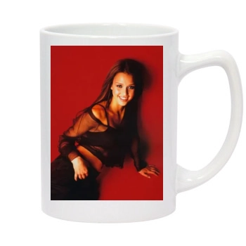 Jessica Alba 14oz White Statesman Mug