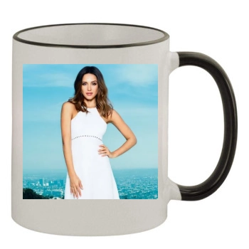 Jessica Alba 11oz Colored Rim & Handle Mug