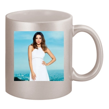 Jessica Alba 11oz Metallic Silver Mug