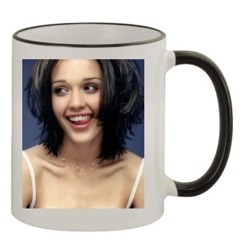 Jessica Alba 11oz Colored Rim & Handle Mug