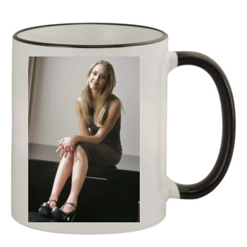 Jessica Alba 11oz Colored Rim & Handle Mug