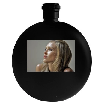 Jessica Alba Round Flask