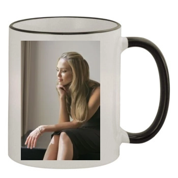 Jessica Alba 11oz Colored Rim & Handle Mug