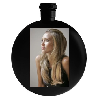 Jessica Alba Round Flask