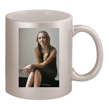 Jessica Alba 11oz Metallic Silver Mug