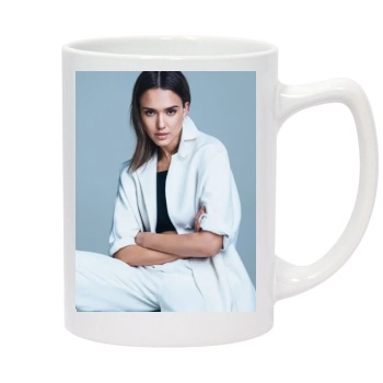 Jessica Alba 14oz White Statesman Mug