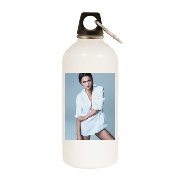 Jessica Alba White Water Bottle With Carabiner