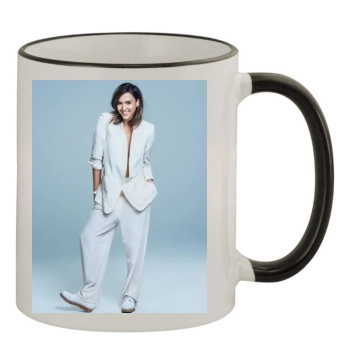 Jessica Alba 11oz Colored Rim & Handle Mug