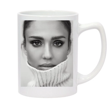 Jessica Alba 14oz White Statesman Mug