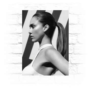 Jessica Alba Metal Wall Art