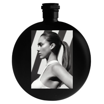 Jessica Alba Round Flask