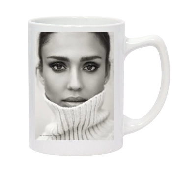 Jessica Alba 14oz White Statesman Mug