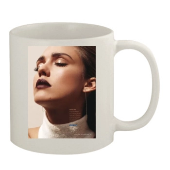 Jessica Alba 11oz White Mug