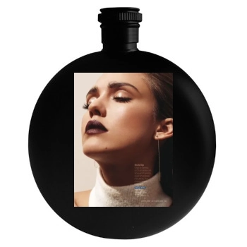 Jessica Alba Round Flask