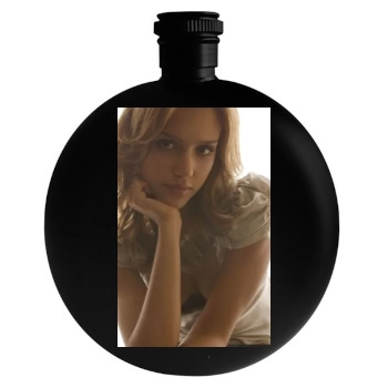 Jessica Alba Round Flask