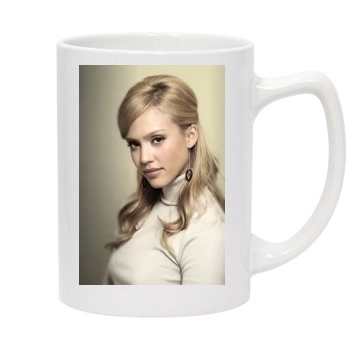 Jessica Alba 14oz White Statesman Mug