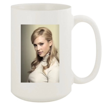 Jessica Alba 15oz White Mug