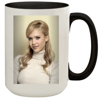 Jessica Alba 15oz Colored Inner & Handle Mug