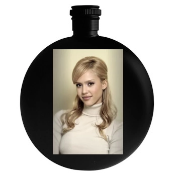 Jessica Alba Round Flask