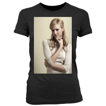 Jessica Alba Women's Junior Cut Crewneck T-Shirt