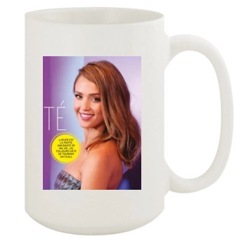 Jessica Alba 15oz White Mug