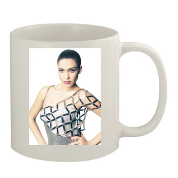 Jessica Alba 11oz White Mug