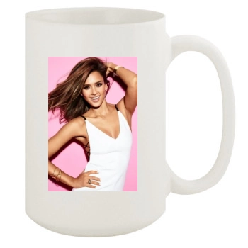 Jessica Alba 15oz White Mug