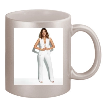 Jessica Alba 11oz Metallic Silver Mug