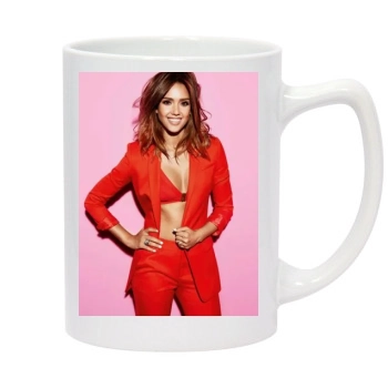 Jessica Alba 14oz White Statesman Mug