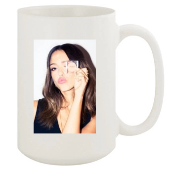 Jessica Alba 15oz White Mug