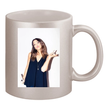 Jessica Alba 11oz Metallic Silver Mug