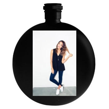 Jessica Alba Round Flask