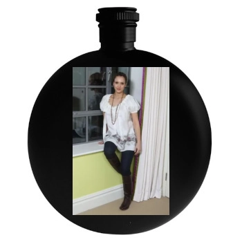 Jessica Alba Round Flask