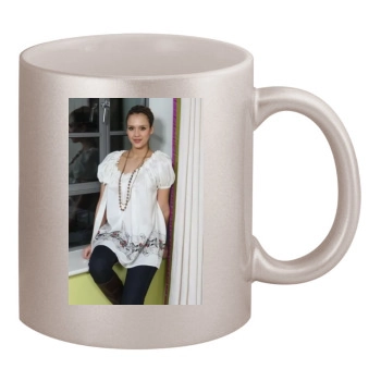 Jessica Alba 11oz Metallic Silver Mug