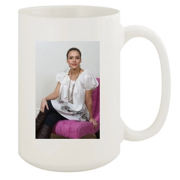 Jessica Alba 15oz White Mug