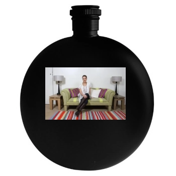 Jessica Alba Round Flask