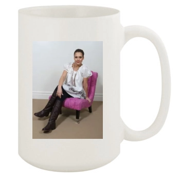 Jessica Alba 15oz White Mug