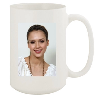 Jessica Alba 15oz White Mug