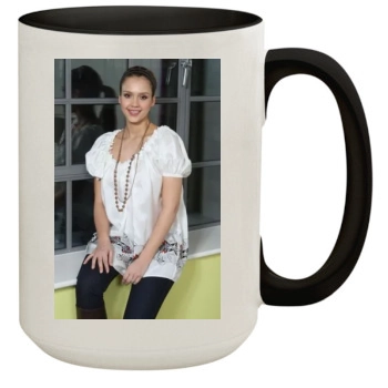 Jessica Alba 15oz Colored Inner & Handle Mug