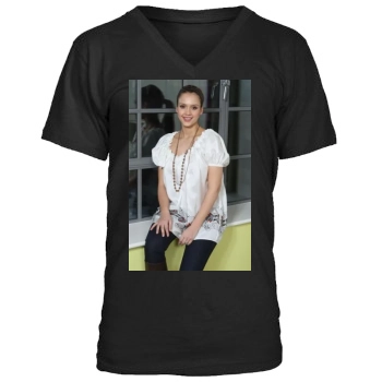 Jessica Alba Men's V-Neck T-Shirt