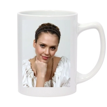 Jessica Alba 14oz White Statesman Mug