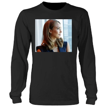 Jessica Alba Men's Heavy Long Sleeve TShirt