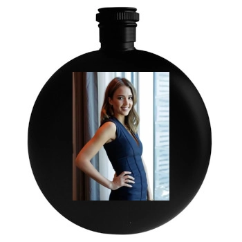 Jessica Alba Round Flask