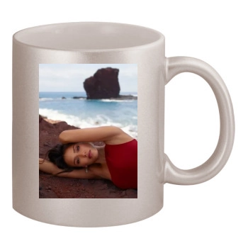 Jessica Alba 11oz Metallic Silver Mug