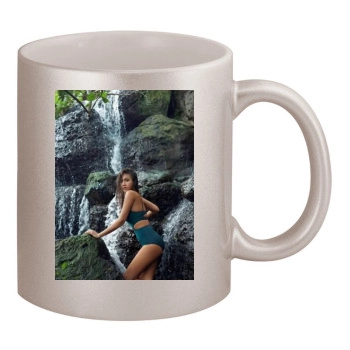 Jessica Alba 11oz Metallic Silver Mug