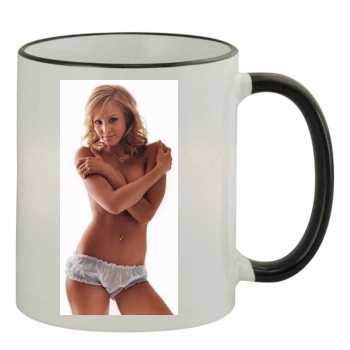 Jessica Alba 11oz Colored Rim & Handle Mug