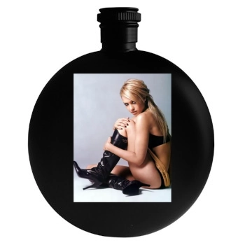 Jessica Alba Round Flask