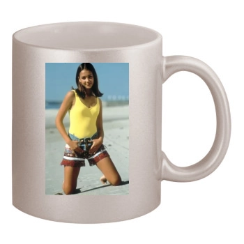 Jessica Alba 11oz Metallic Silver Mug