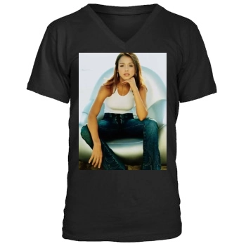 Jessica Alba Men's V-Neck T-Shirt